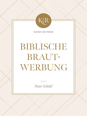 cover image of Biblische Brautwerbung